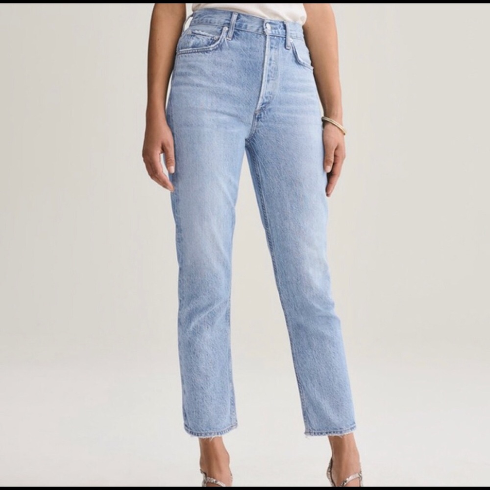 NWT Agolde Riley Jeans - Blur